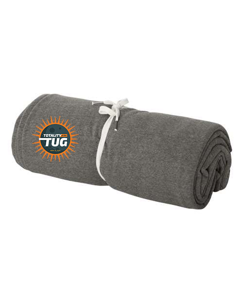 Totality on the Tug - Solar Eclipse Fleece Blanket