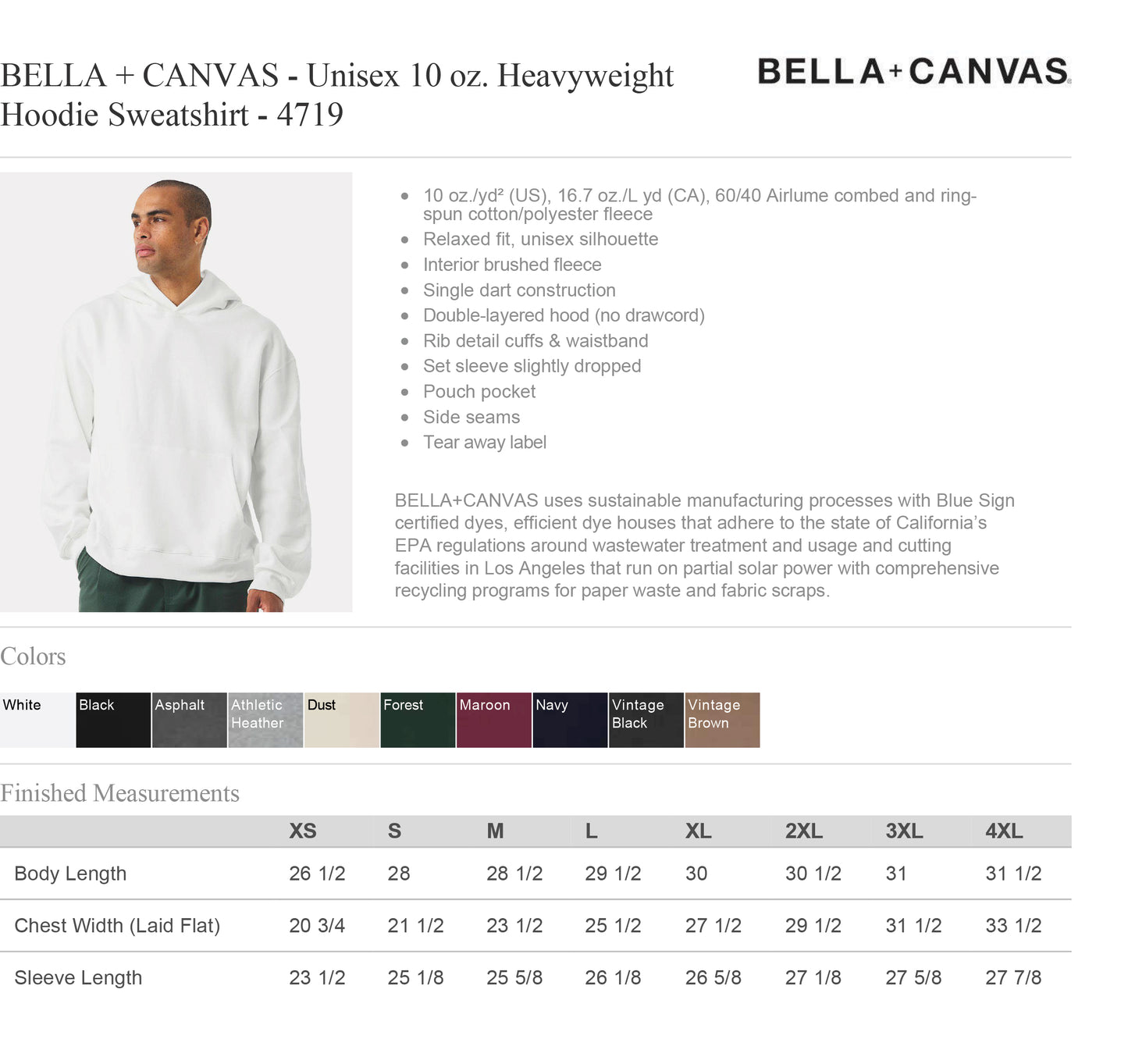 Embroidered Autism Block Design - 2026- Bella Canvas Heavyweight