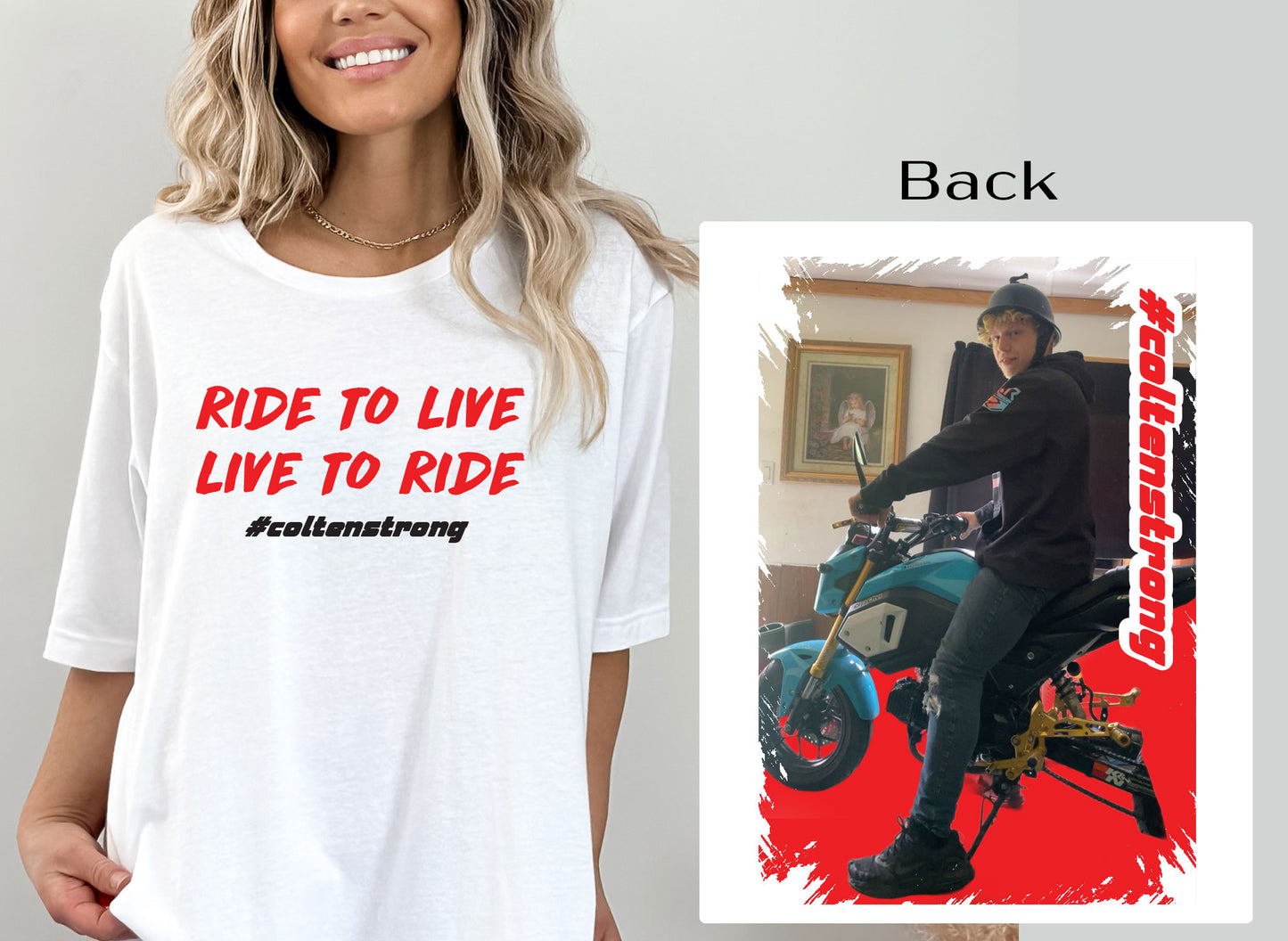 Colton Strong Fundraiser T-shirt