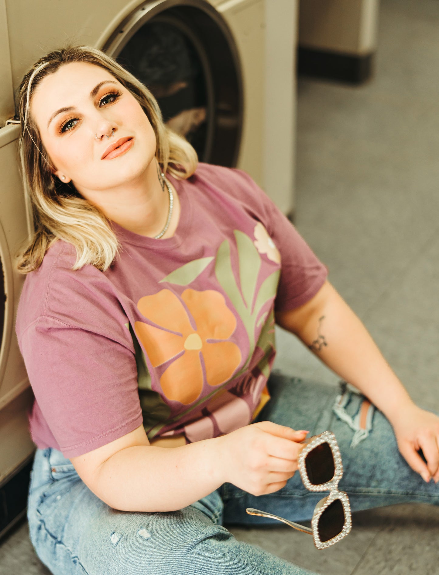 Inhale, Exhale, Embrace Flower Tee - Unisex & Youth