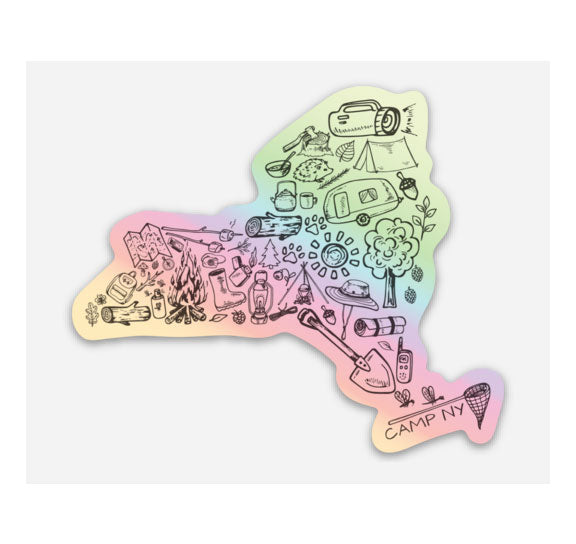 Camp Collection - Camp NY Holographic Sticker