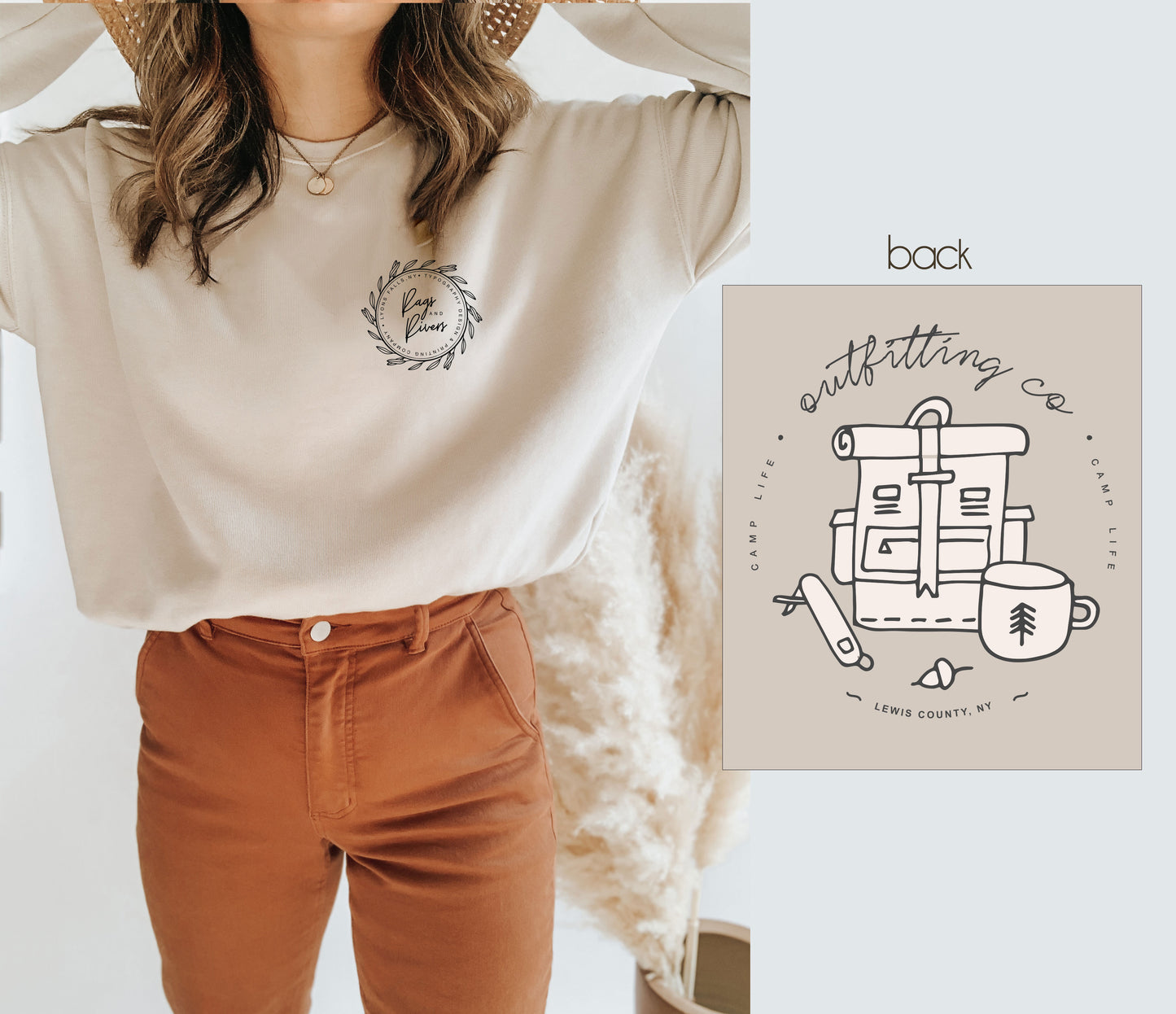 Camp Collection - Outfitting Co Sweatshirt - Rags and Rivers Brand