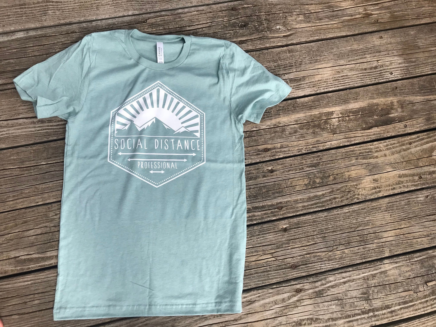Retro Camp or Hiking/Mountain Shirt - Social Distance Professional