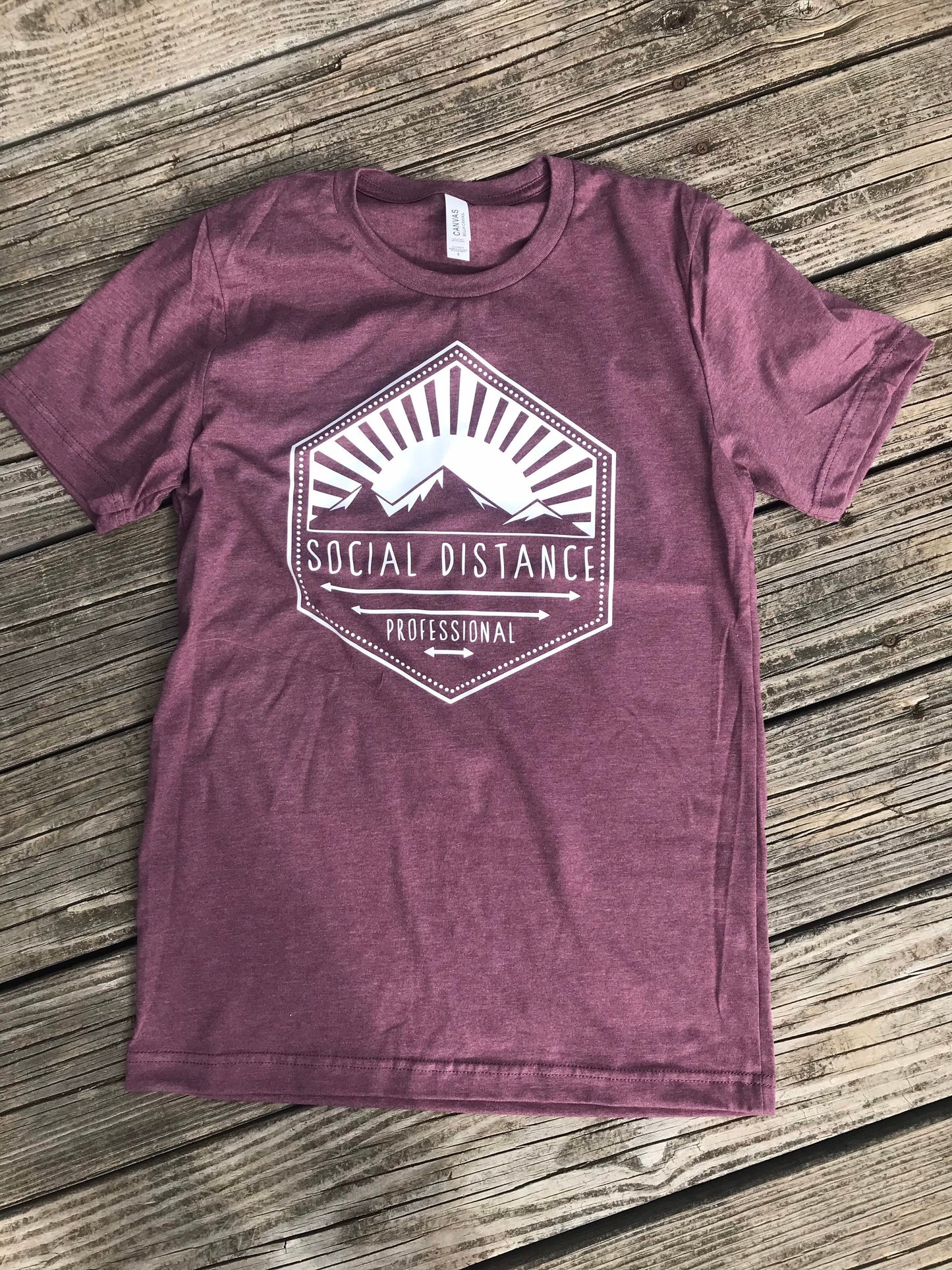 Retro Camp or Hiking/Mountain Shirt - Social Distance Professional