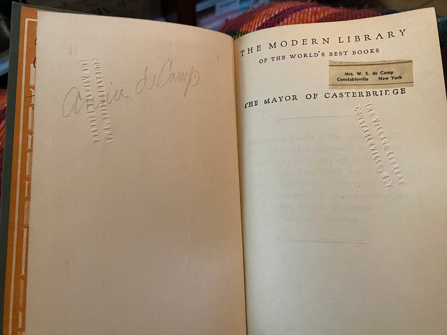 The Mayor of Casterbridge by Thomas Hardy