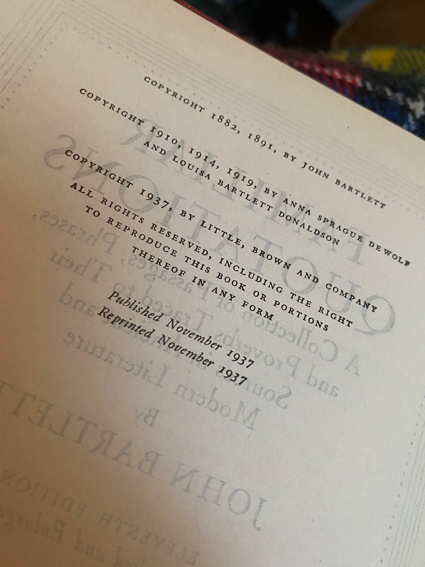 Familiar Quotations - John Bartlett