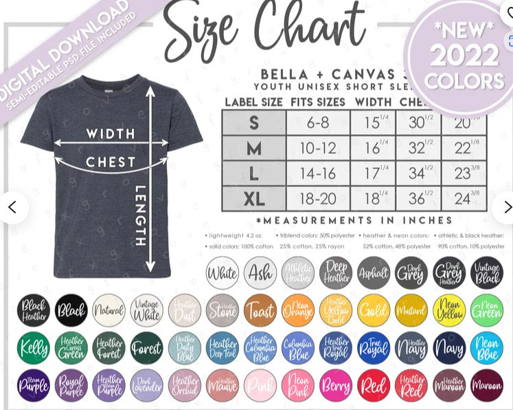 YOUTH Turbines Swim Club - T-shirt - Bella Canvas Brand