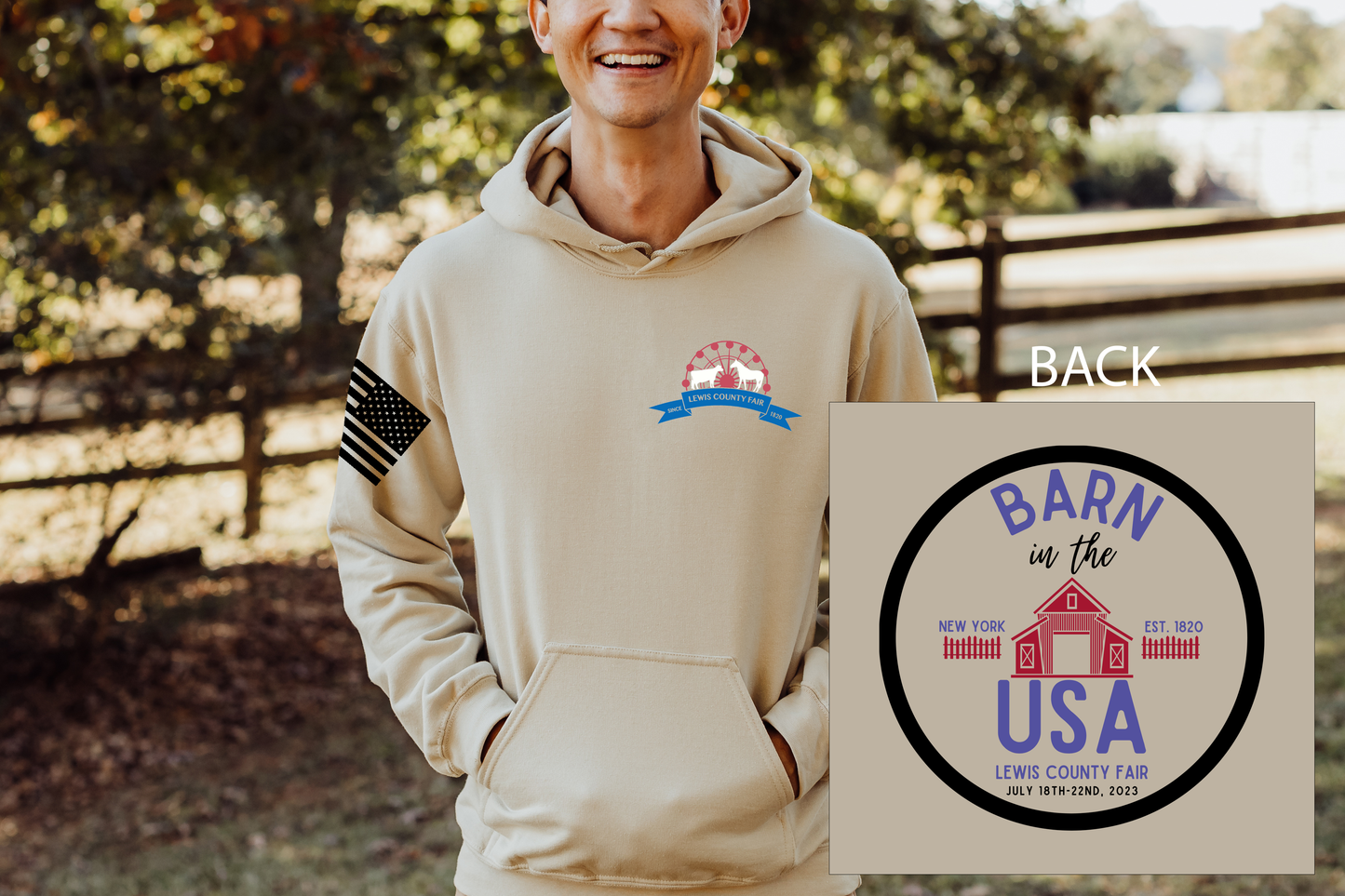 Lewis County Fair Hoodies - 2023 - Barn in the USA