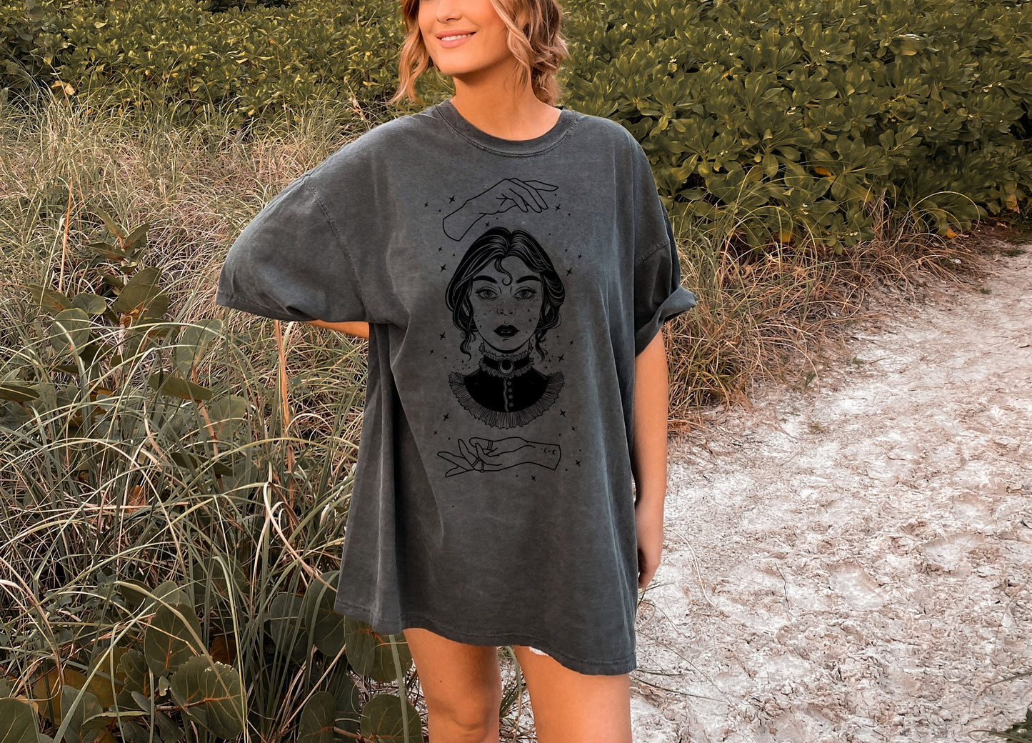 Oversized Wednesday Themed Tee - Comfort Colors Brand