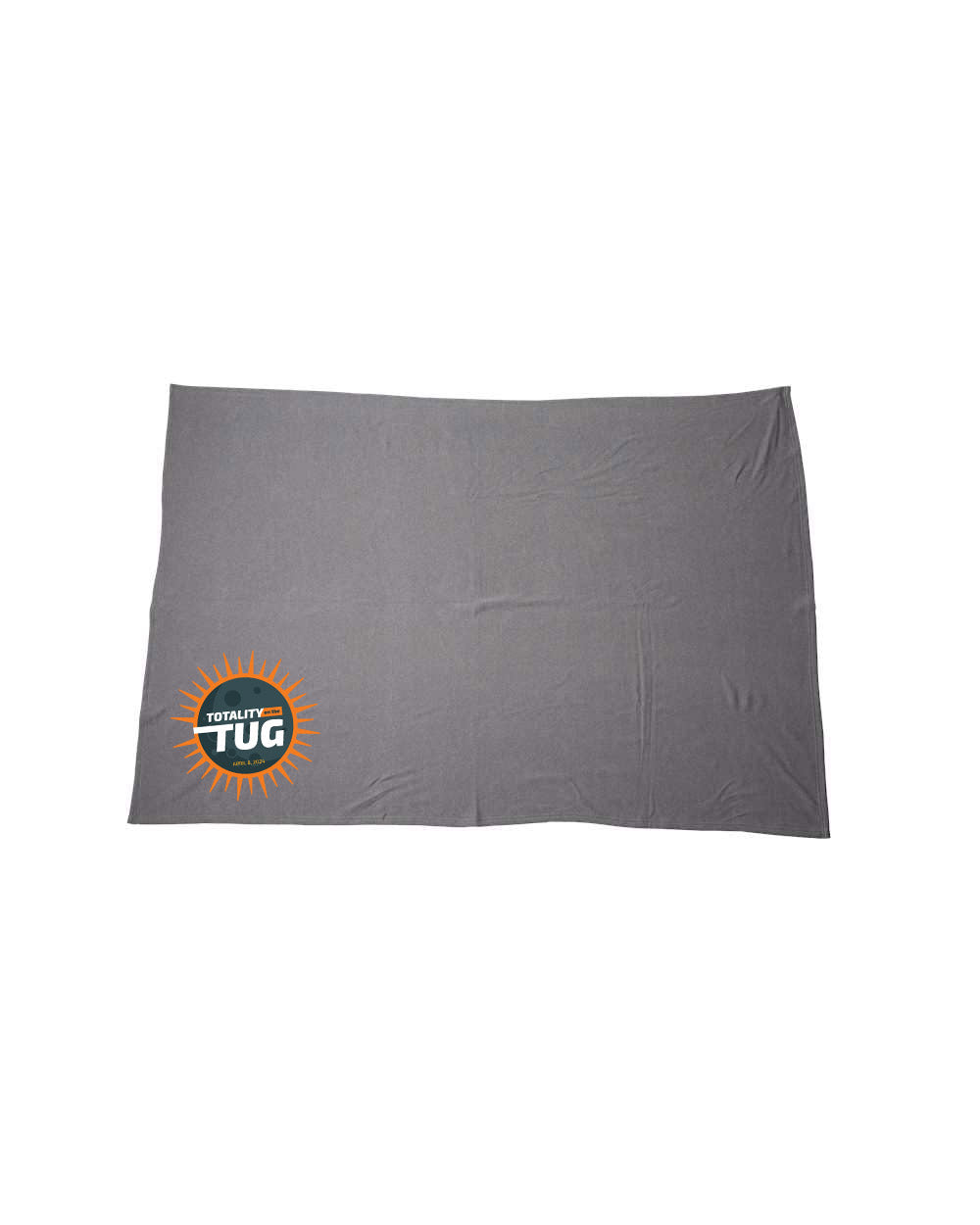 Totality on the Tug - Solar Eclipse Fleece Blanket