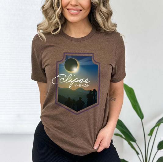 Totality on the Tug - Solar Eclipse Adult Bella Canvas Tee