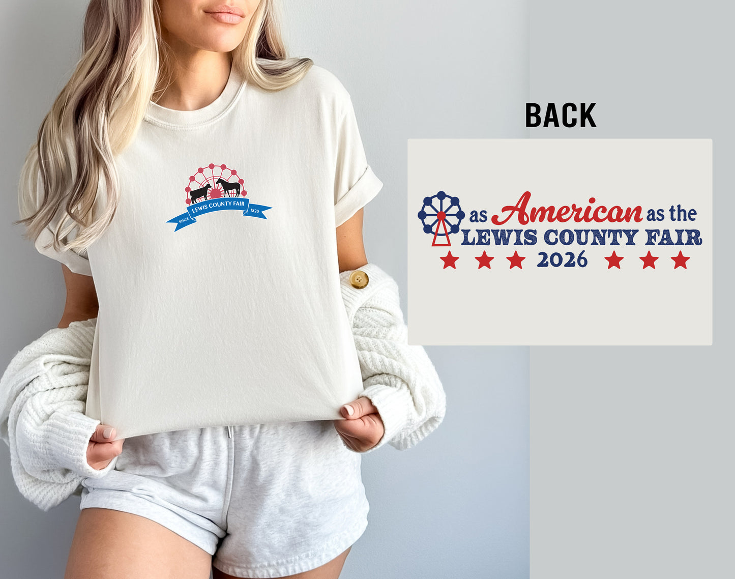 CUSTOM - As American as... Tee (ADD CUSTOM BACK TO NOTE SECTION)