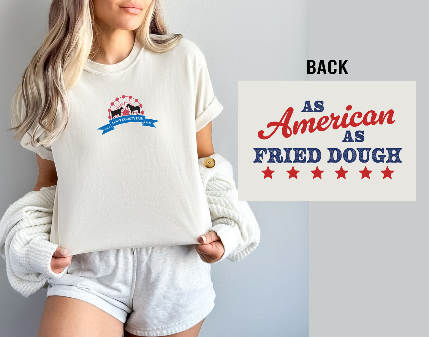 CUSTOM - As American as... Tee (ADD CUSTOM BACK TO NOTE SECTION)