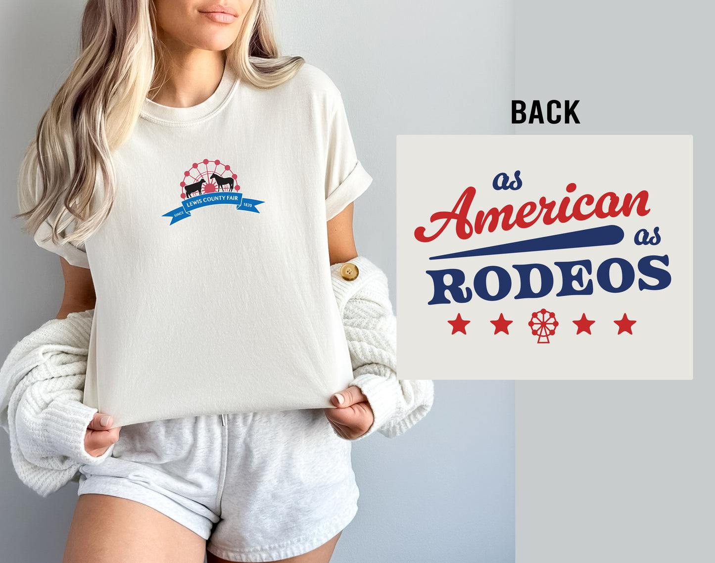 CUSTOM - As American as... Tee (ADD CUSTOM BACK TO NOTE SECTION)