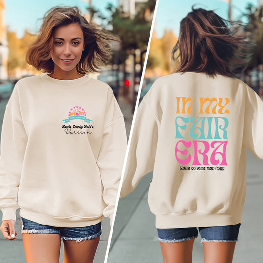 Lewis County Fair Crewneck Sweatshirt 2024 - Fairadise - In My Fair Era