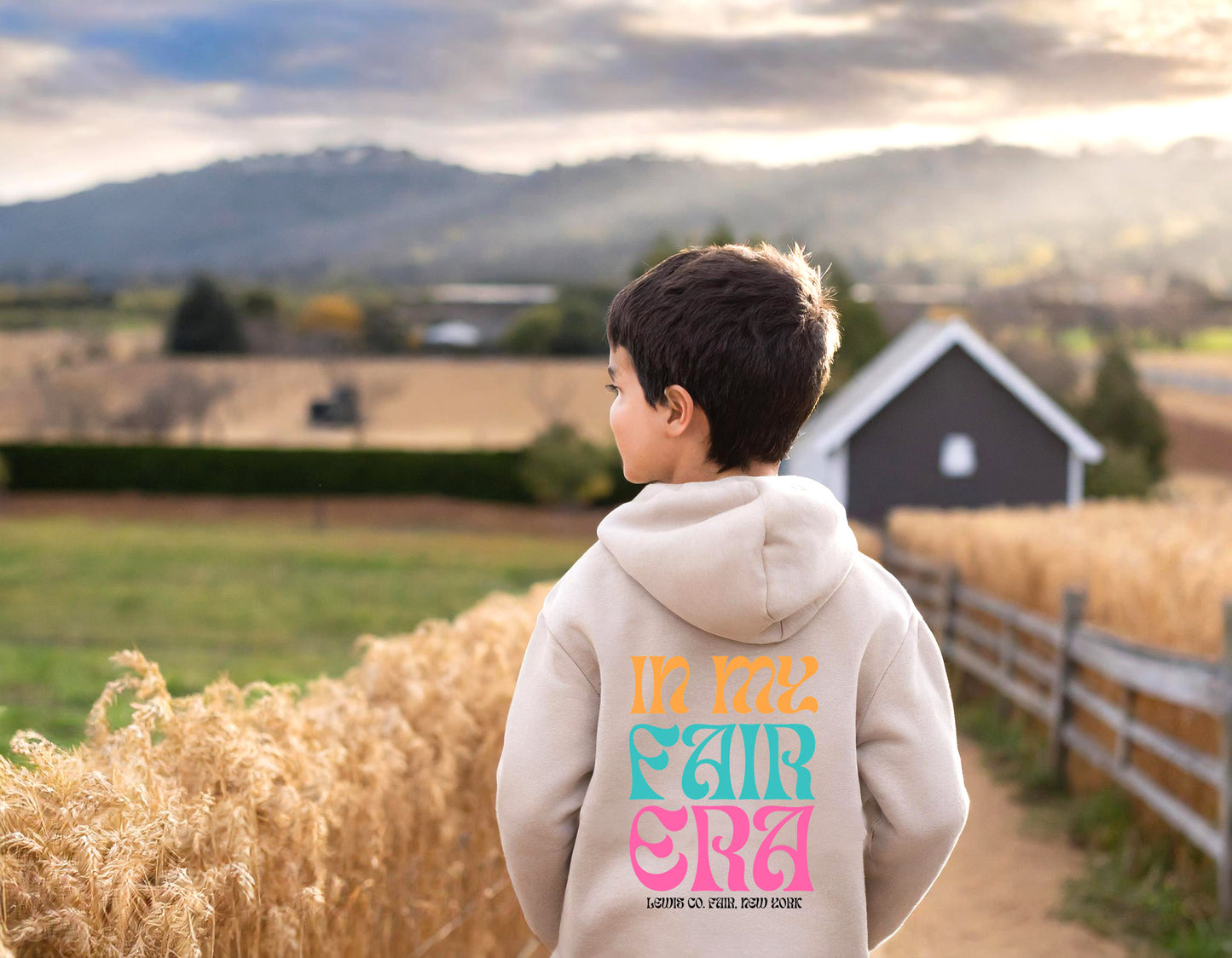 Youth - Lewis County Fair Hooded Sweatshirt 2024 - Fairadise