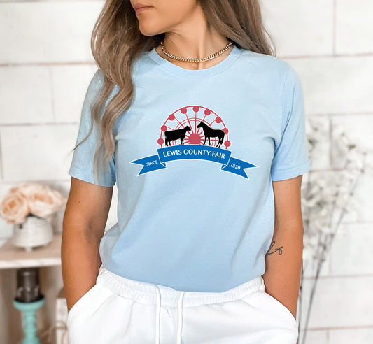 Lewis County Fair Short Sleeve Tee - 2024 - Fair Logo