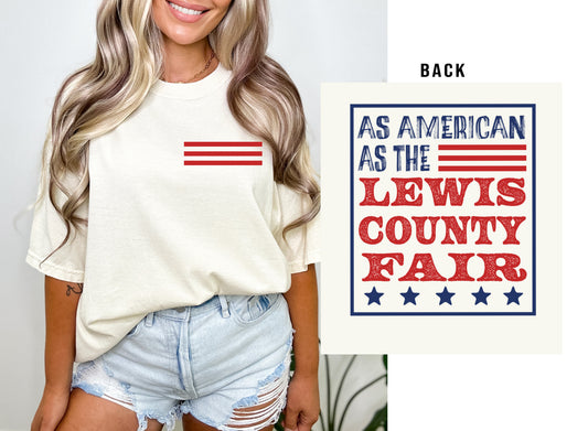 As American as the Lewis County Fair Tee