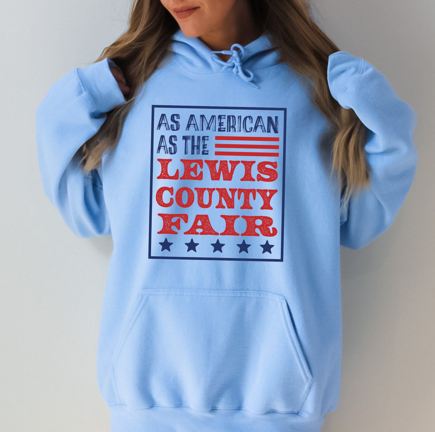 As American as the Lewis County Fair Hooded Sweatshirt