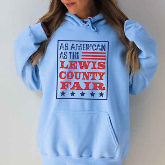 As American as the Lewis County Fair Hooded Sweatshirt