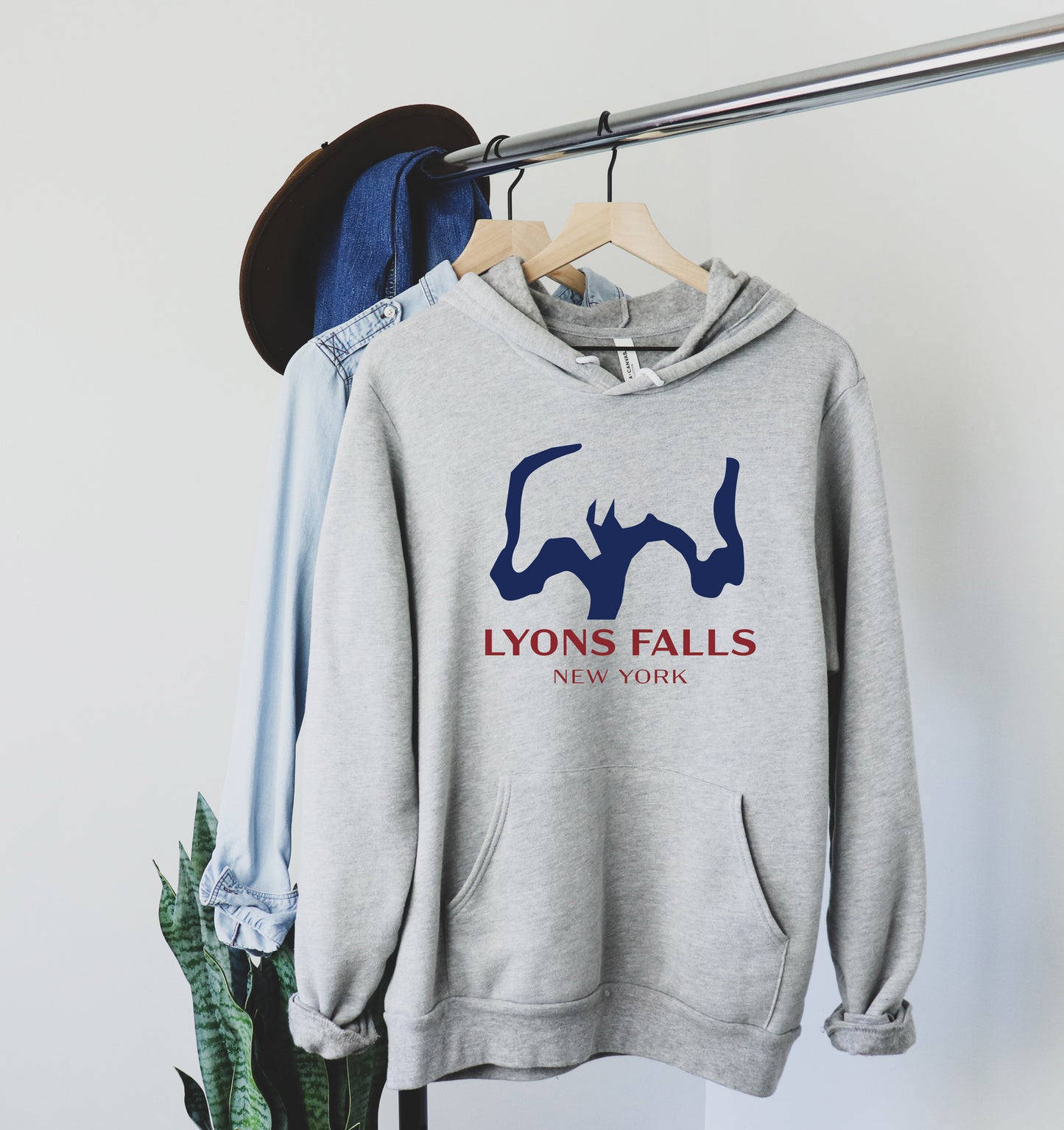 Lyons Falls Retro - Hooded Sweatshirt