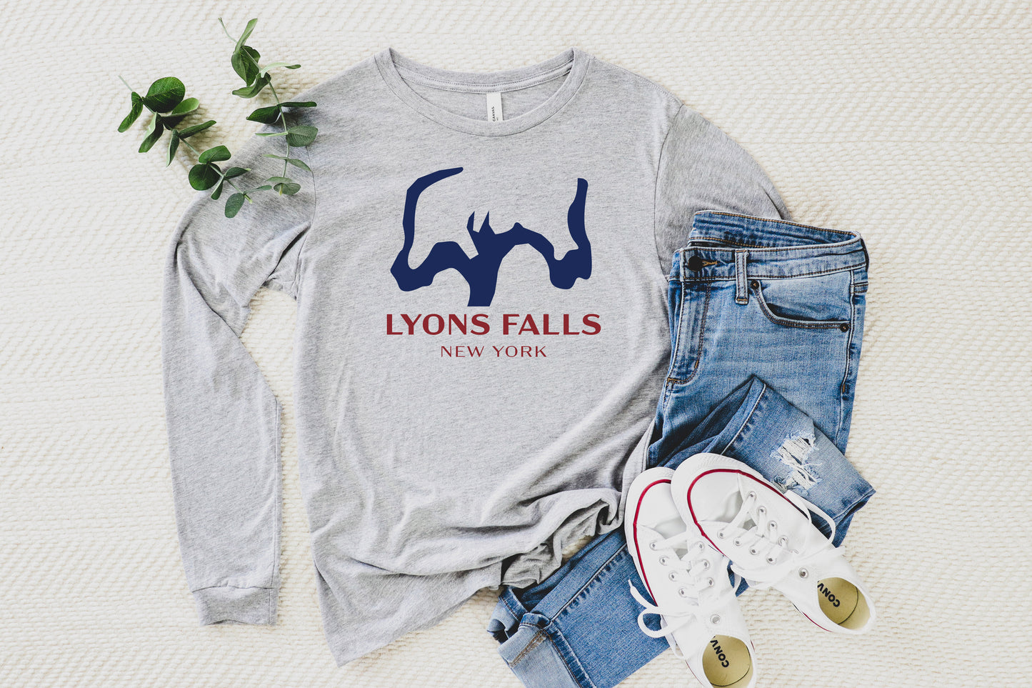Lyons Falls Retro - T-shirt or Long Sleeve