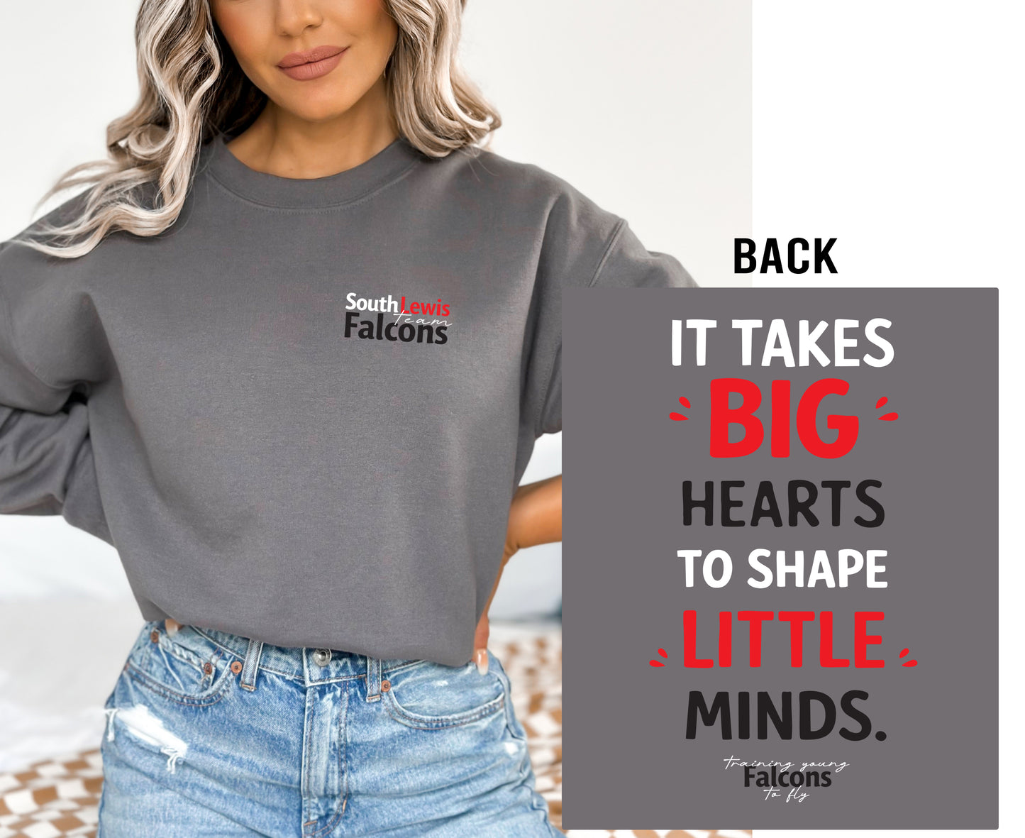 South Lewis Elementary Teachers Crewneck Sweatshirt