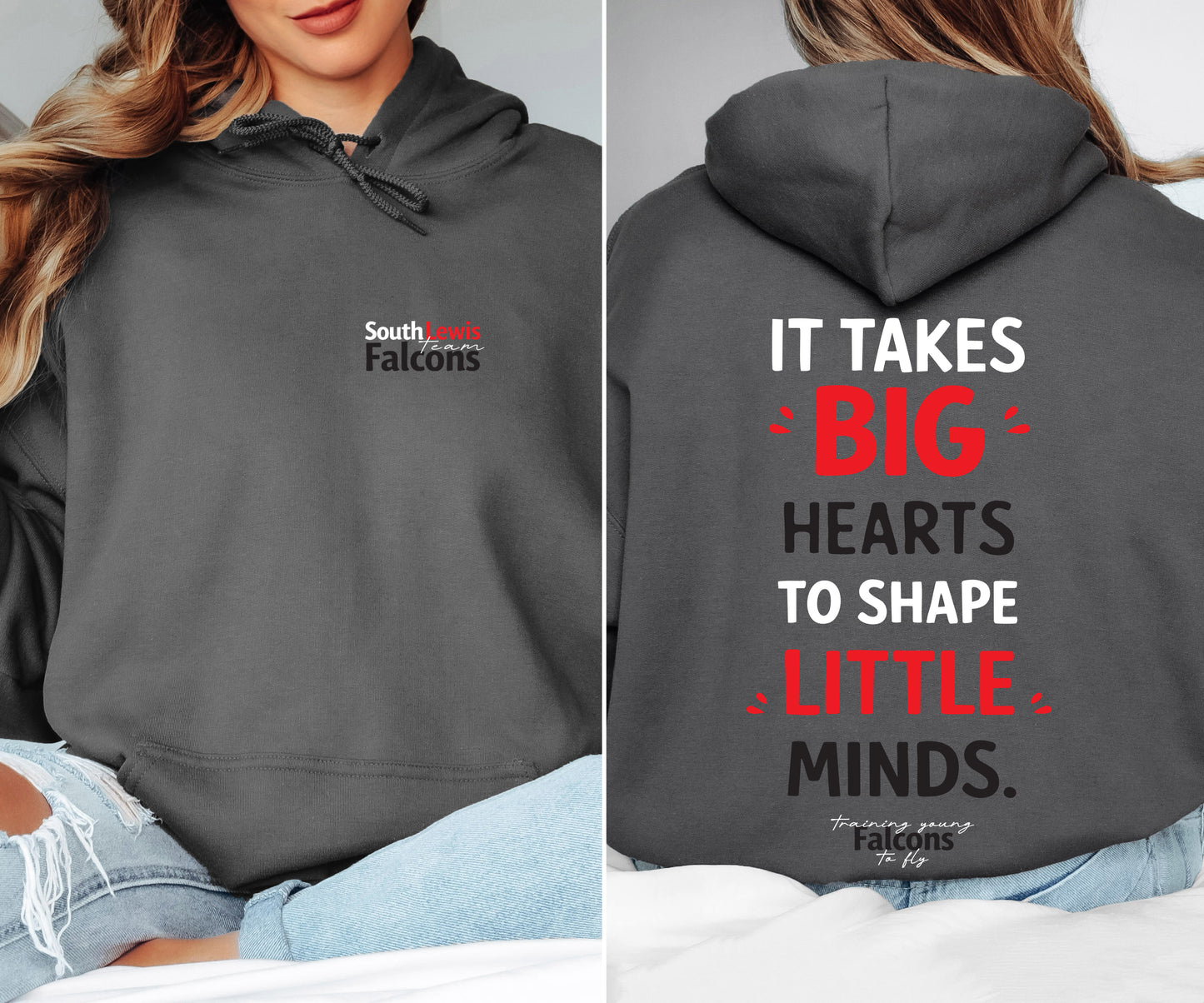 South Lewis Elementary Teachers Hooded Sweatshirt