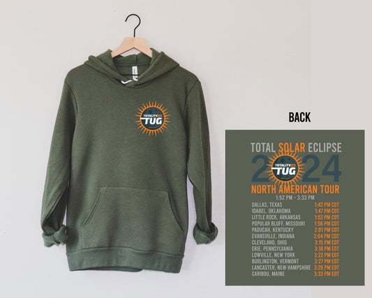 Totality on the Tug - Solar Eclipse Bella Canvas Hoodie
