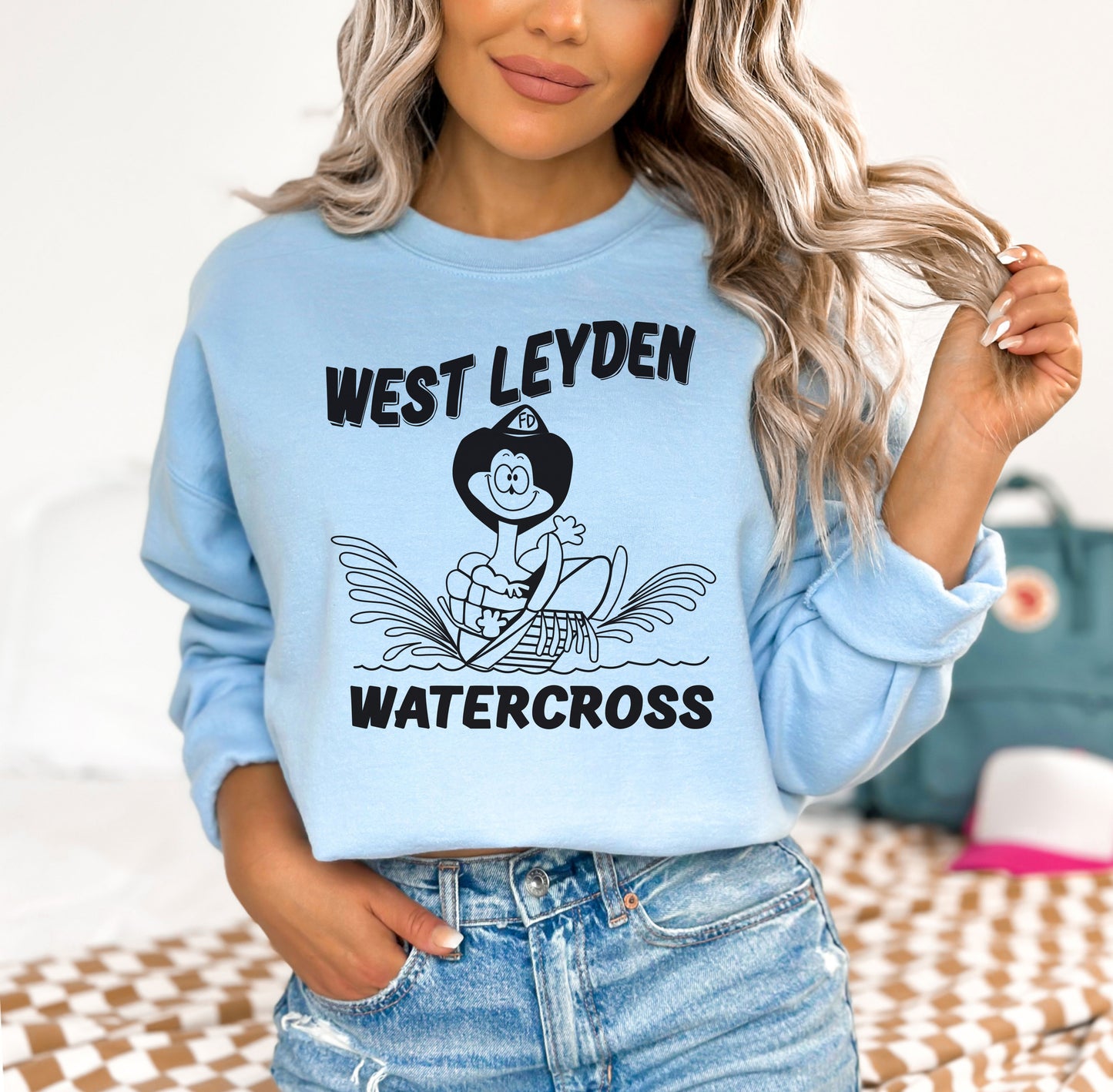 West Leyden Watercross Retro Crewneck Sweatshirt