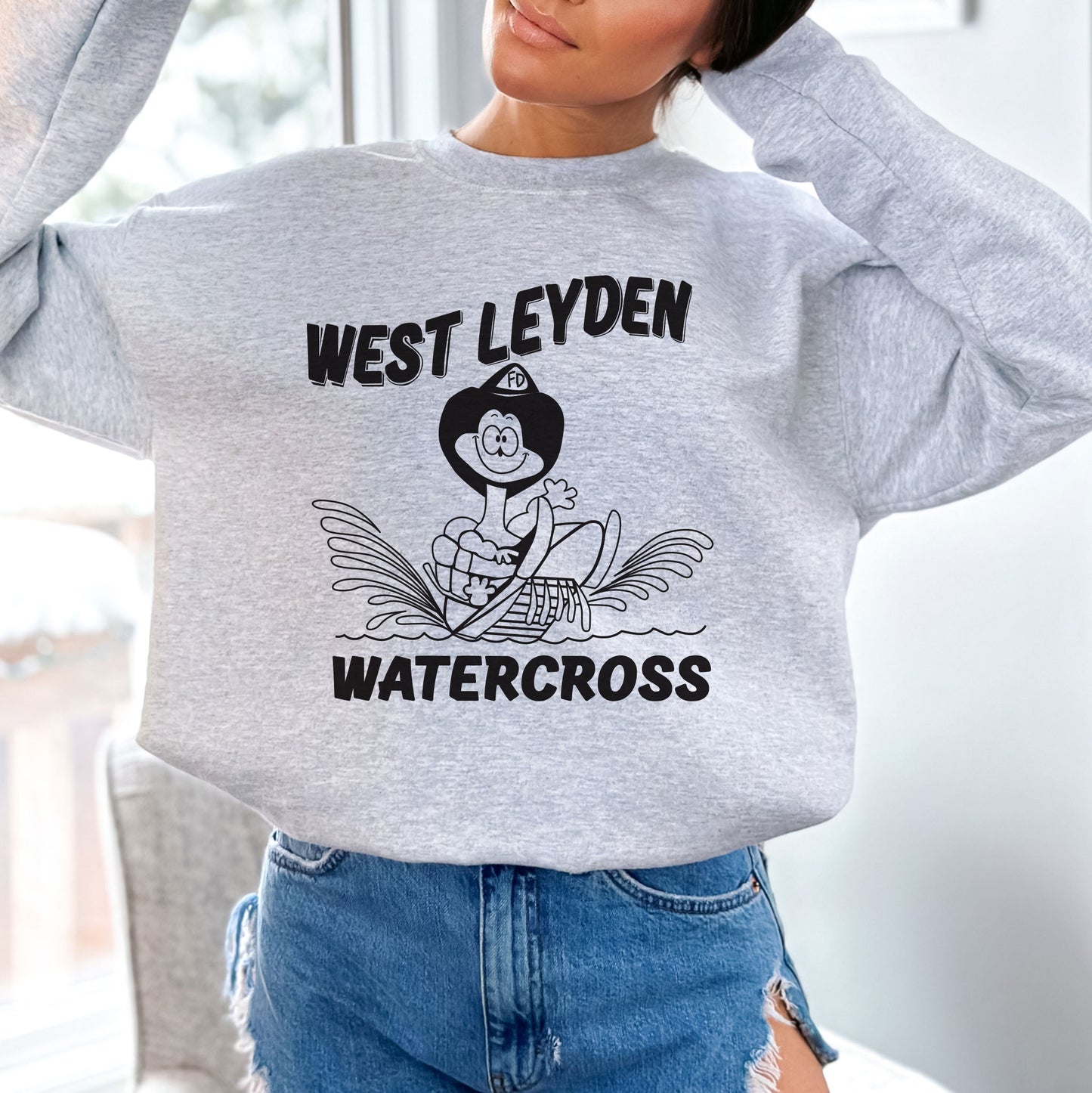 West Leyden Watercross Retro Crewneck Sweatshirt