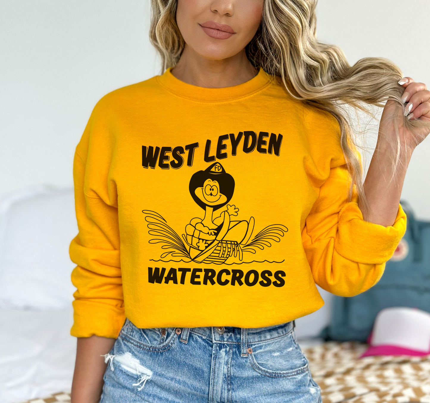 West Leyden Watercross Retro Crewneck Sweatshirt