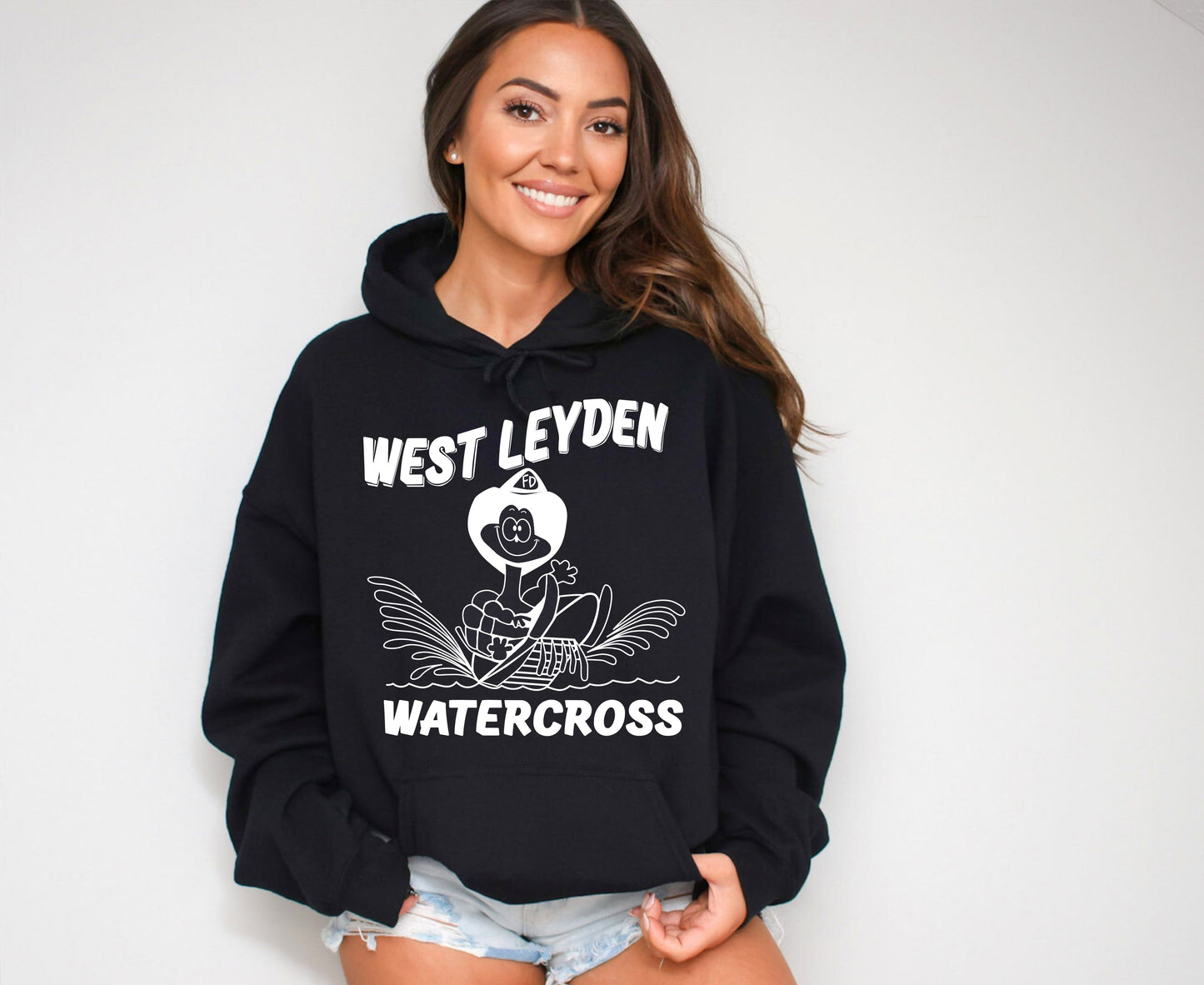 West Leyden Watercross Retro Hooded Sweatshirt