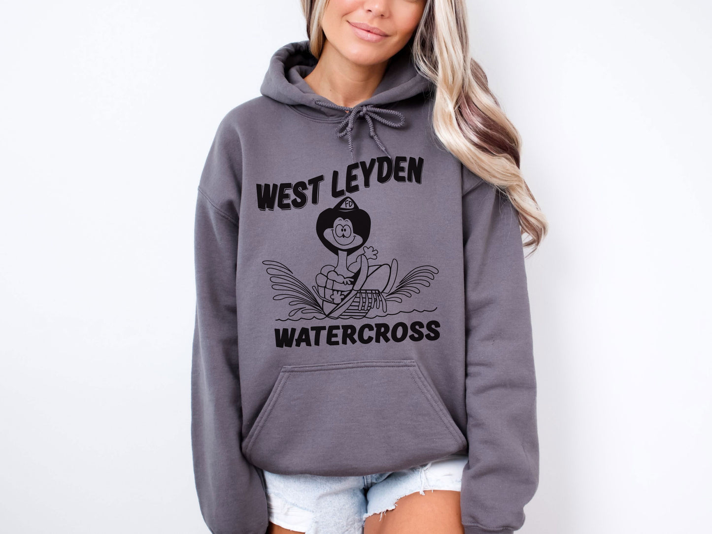 West Leyden Watercross Retro Hooded Sweatshirt