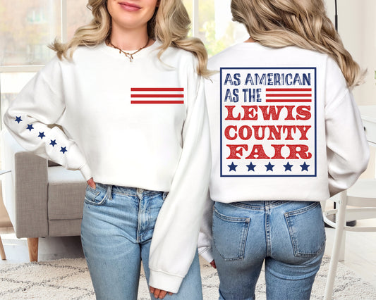 As American as the Lewis County Fair Crewneck Sweatshirt