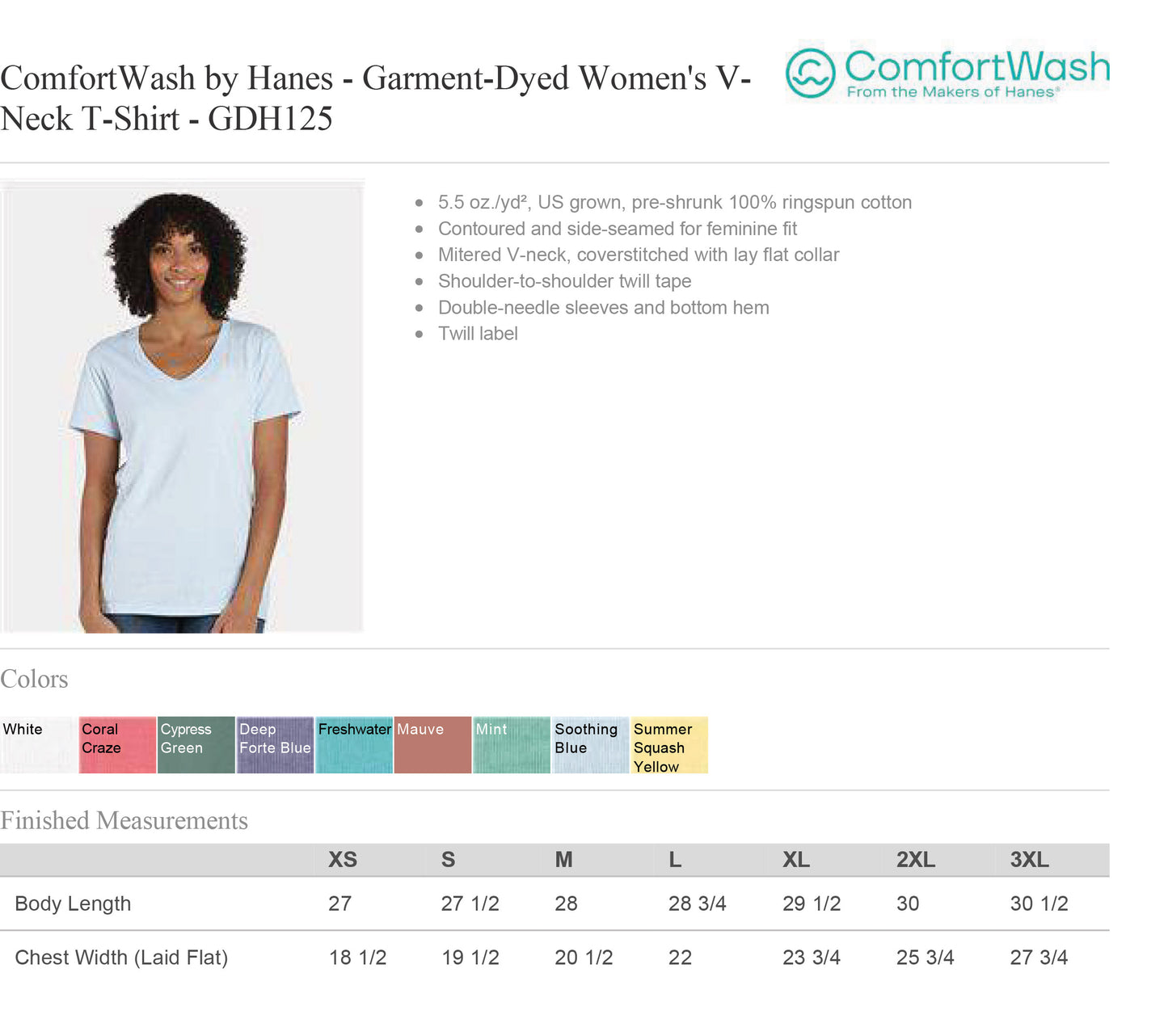 Women's Give Yourself Time Hour Glass V-Neck Tee