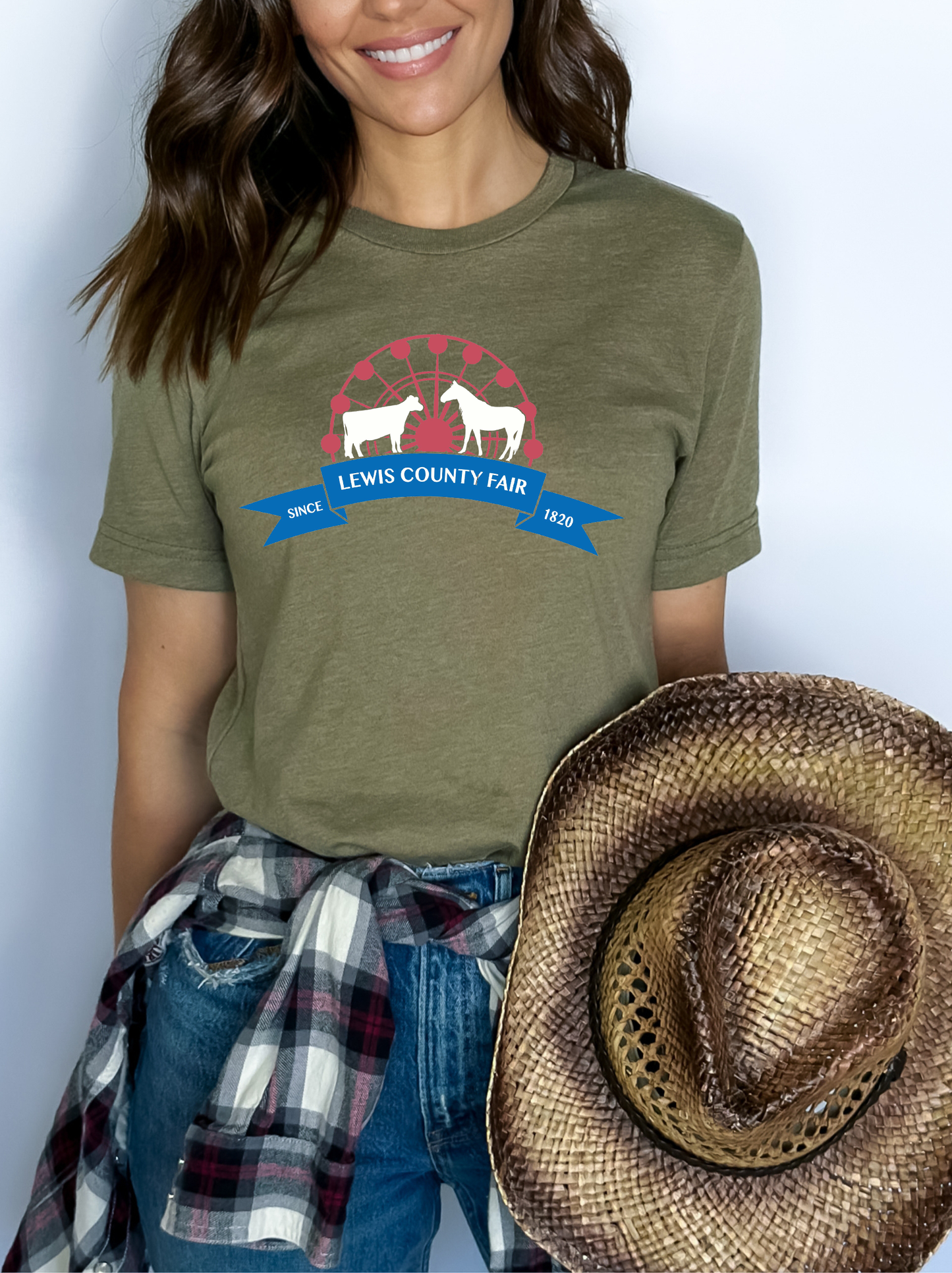 Lewis County Fair Short Sleeve Tee - 2023 - Fair Logo