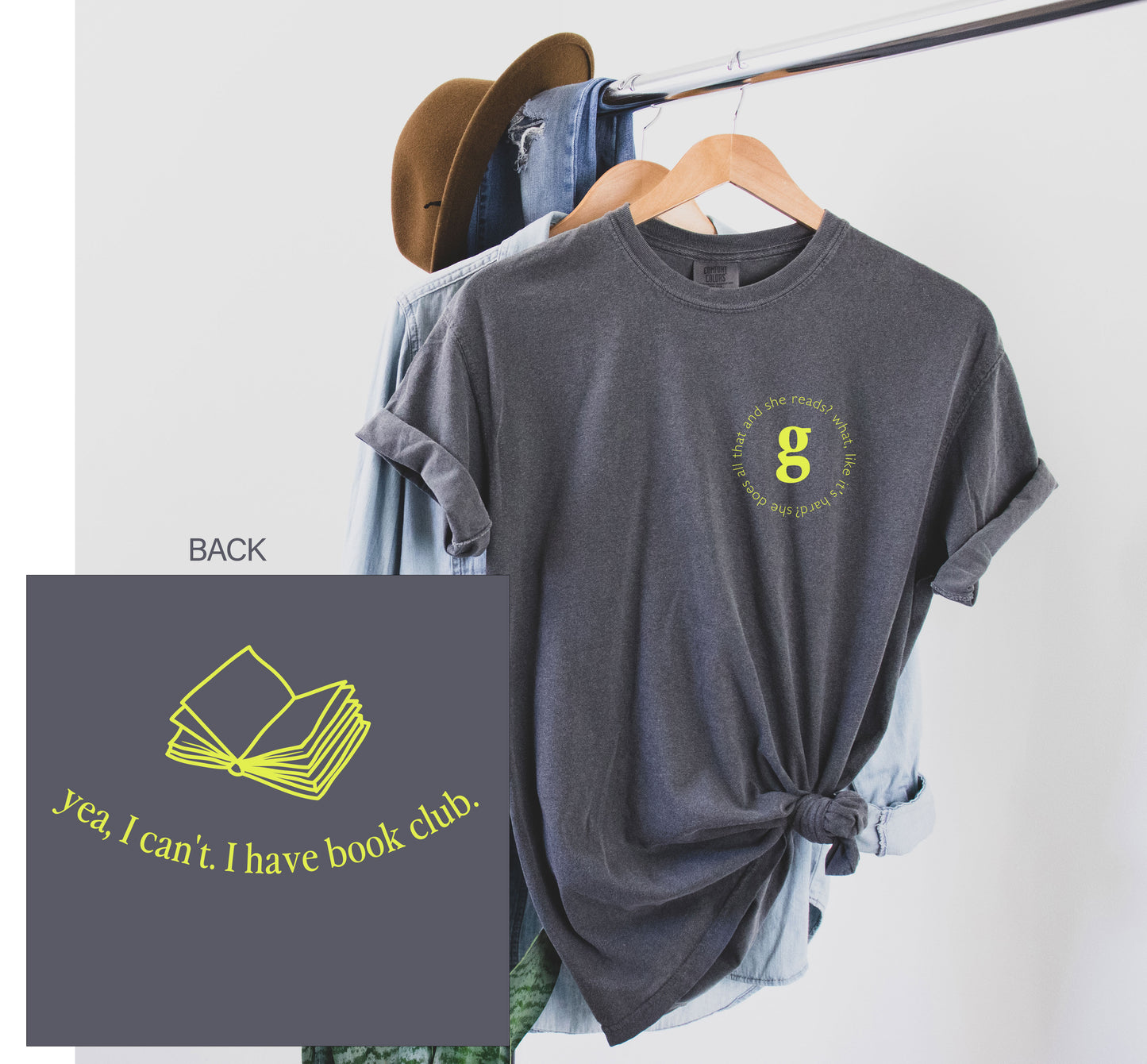 Book Club - The Glossary Garment Dyed Tee