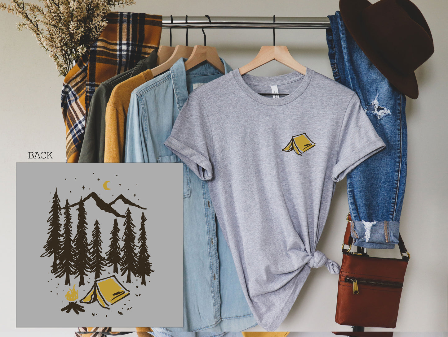 Camp Collection - Tent/Campfire Tee - Rags and Rivers Brand