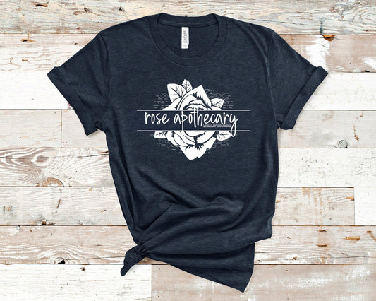 Rose Apothecary Tee - Locally Sourced Adult T-shirt- Unisex Adults
