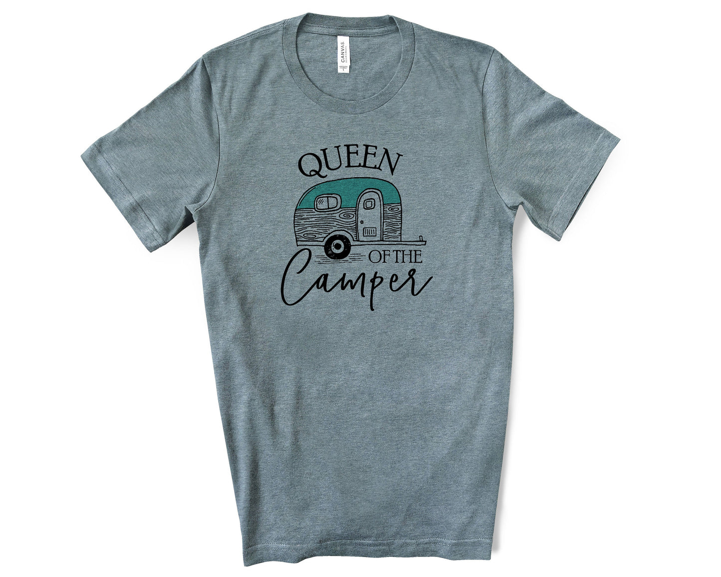 Queen of the Camper - Camp Shirt - Women Shirts with Sayings