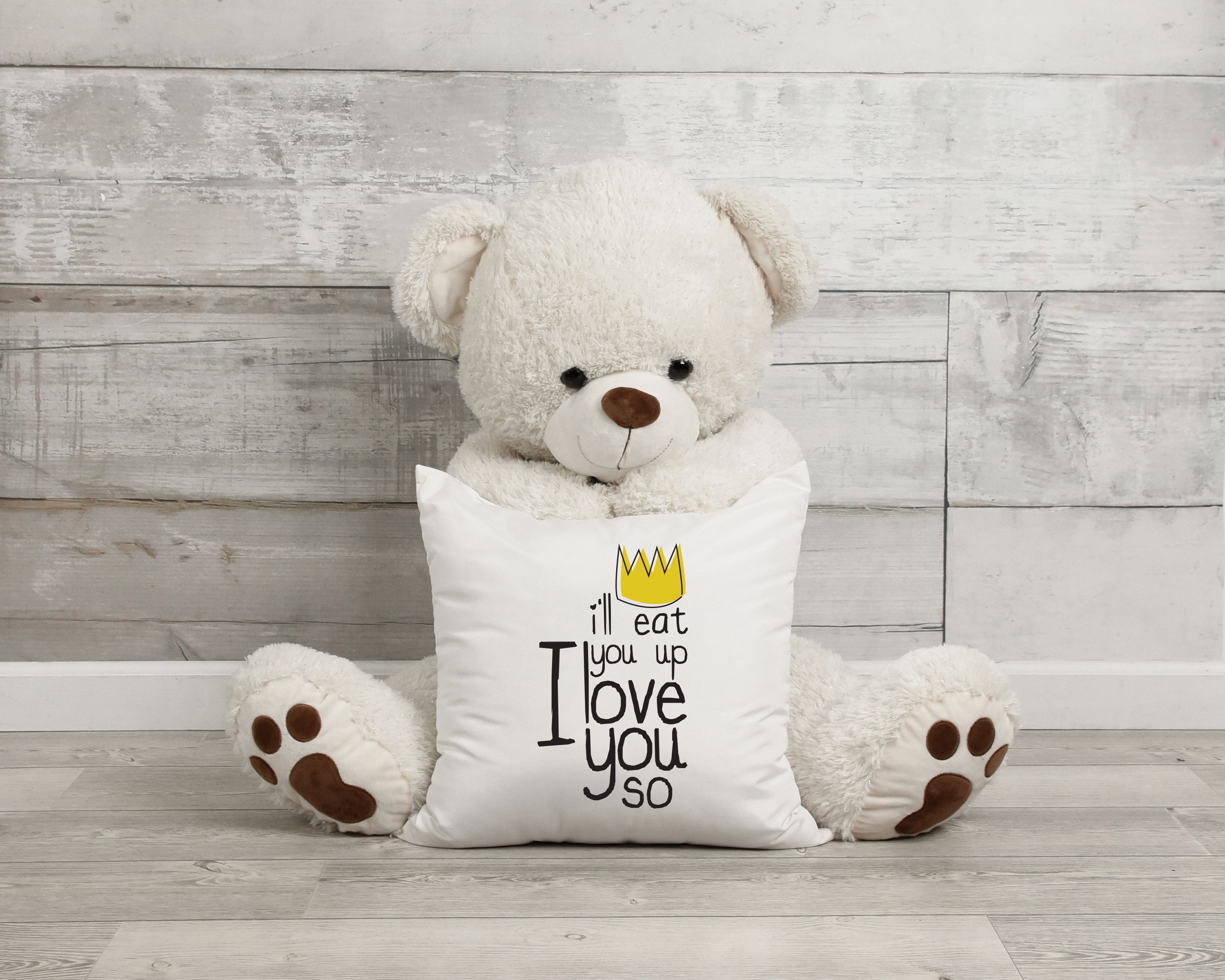 Teddy bear hotsell v pillow case